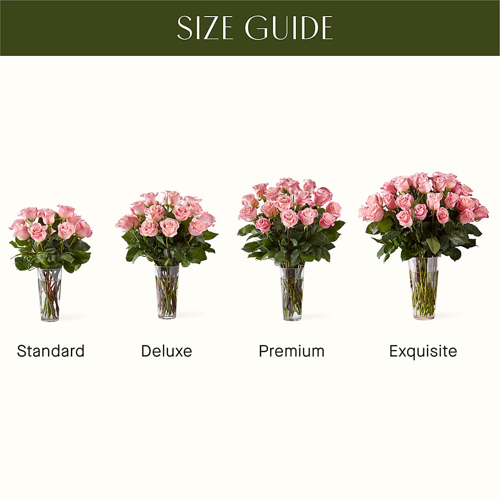 Long Stem Pink Rose Bouquet – Flowersonsunday.com, Tontitown AR