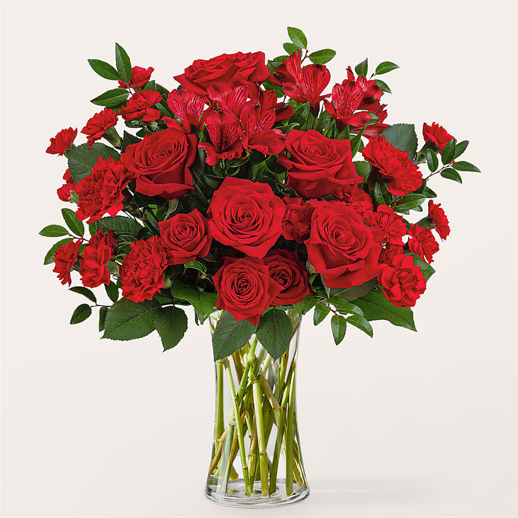 Brilliant Ruby Bouquet – Flowersonsunday.com, Tontitown AR