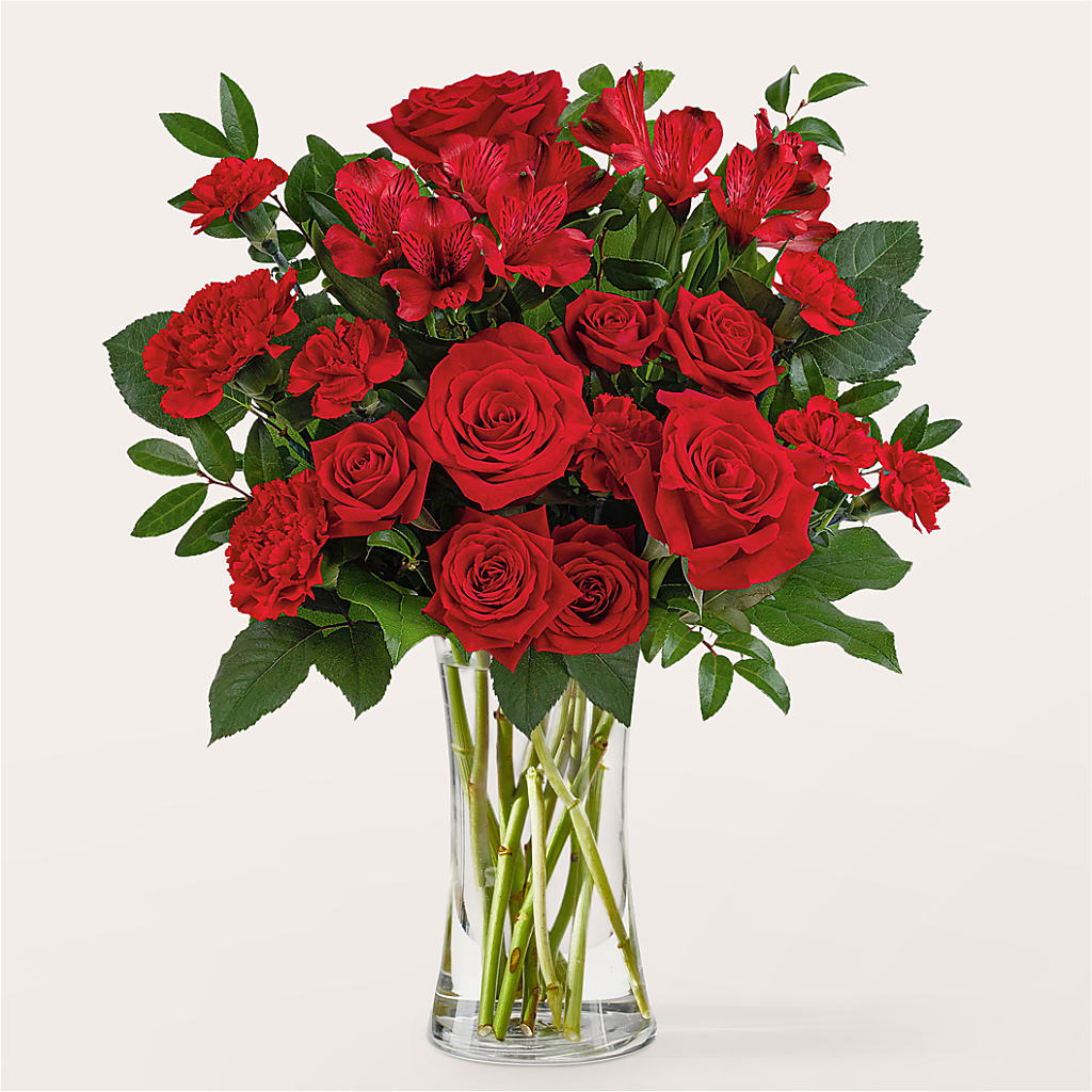 Brilliant Ruby Bouquet – Flowersonsunday.com, Tontitown AR