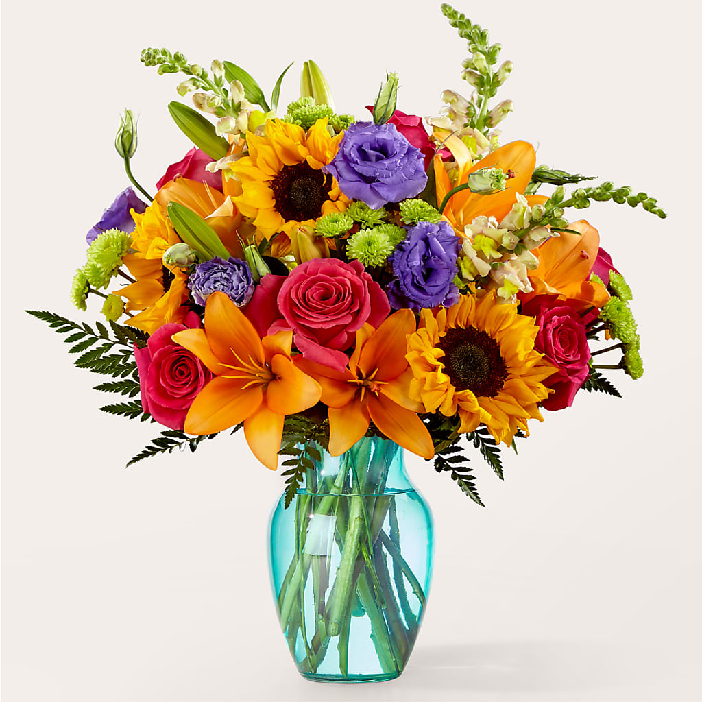 Double Rainbow Bouquet – Flowersonsunday.com, Tontitown AR
