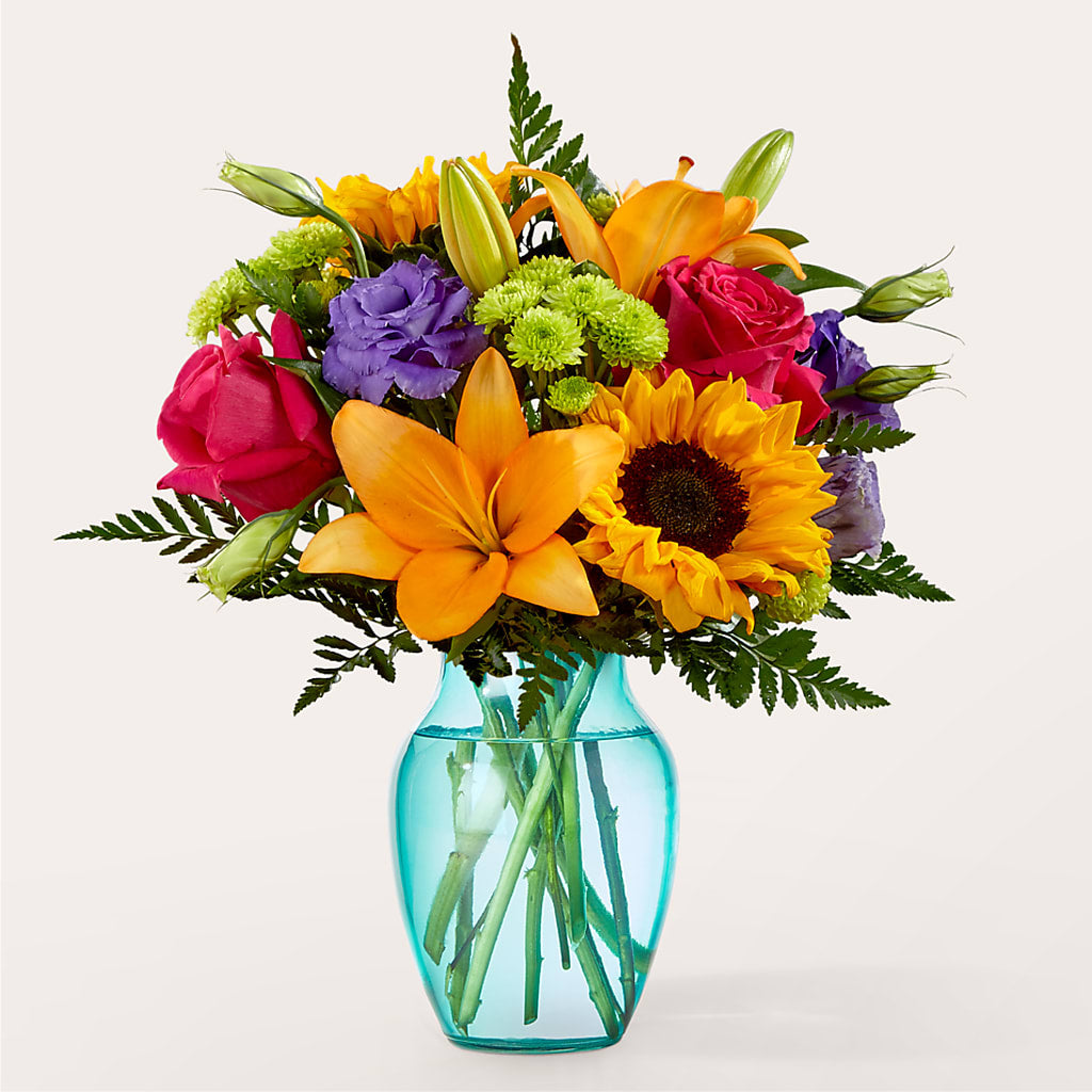 Double Rainbow Bouquet – Flowersonsunday.com, Tontitown AR