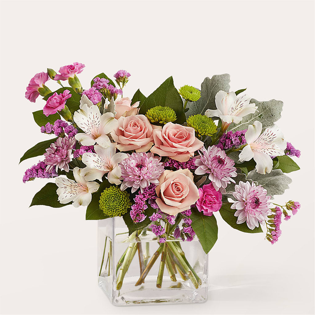 Pink Suede Bouquet – Flowersonsunday.com, Tontitown AR