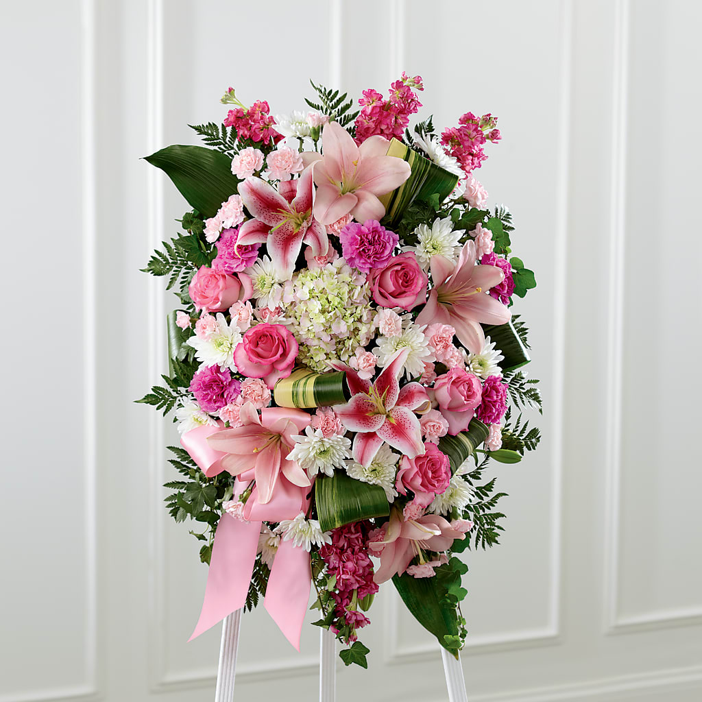 Comforting Standing Spray – Flowersonsunday.com, Tontitown AR