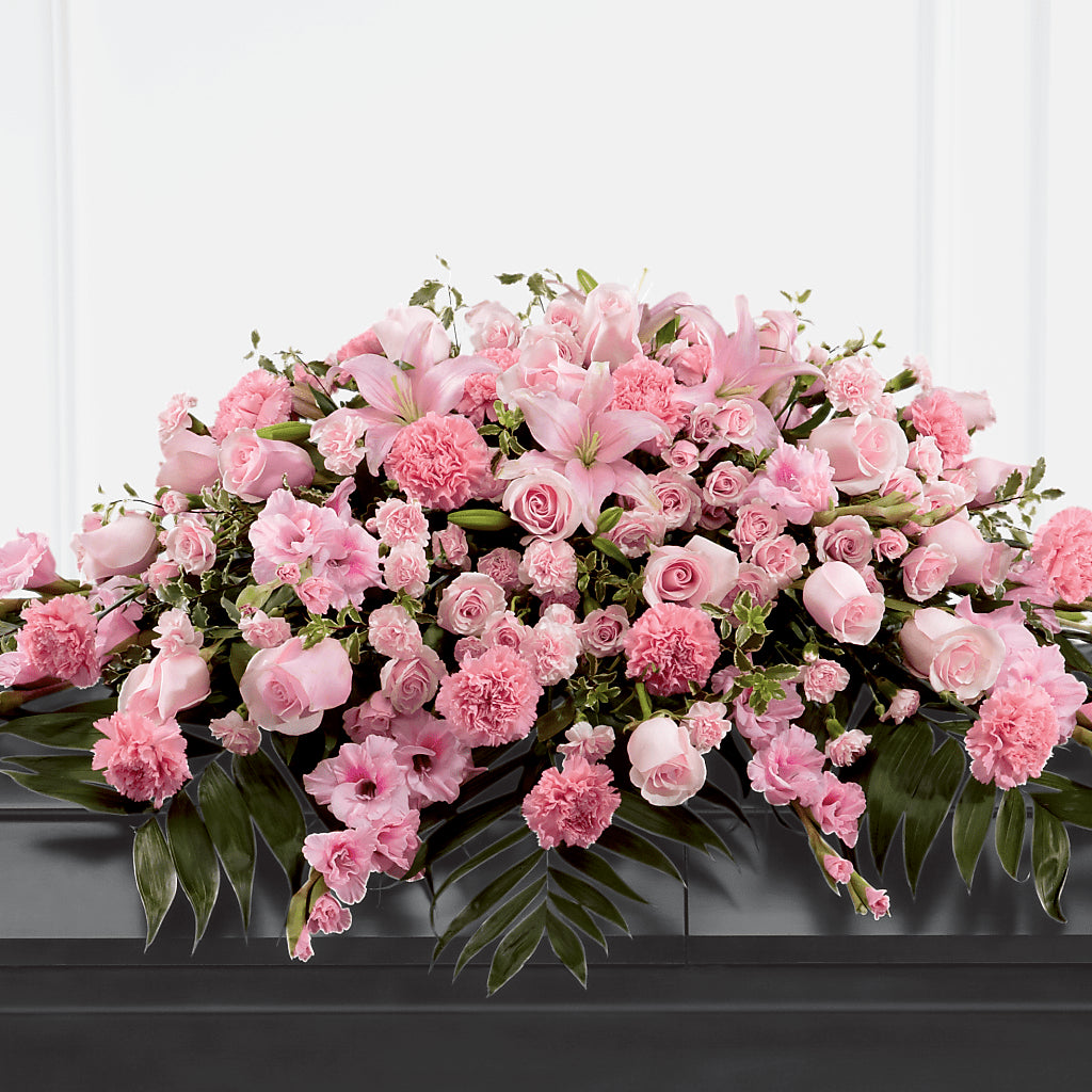 Garden of Comfort Casket Spray (Standard) – Flowersonsunday.com, Tontitown AR