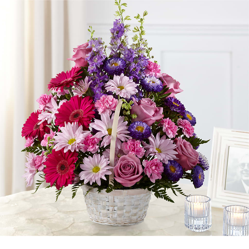 Pastel Peace Basket – Flowersonsunday.com, Tontitown AR