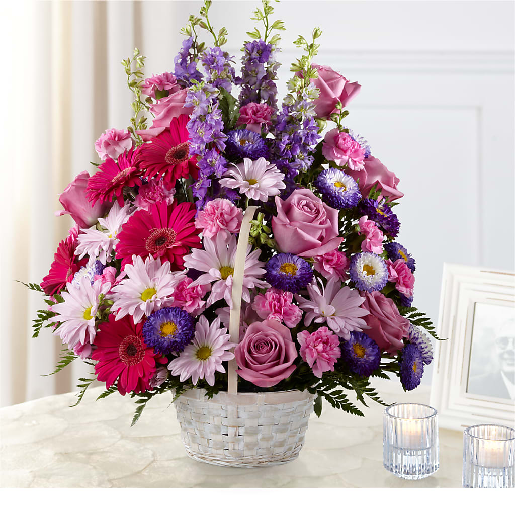 Pastel Peace Basket – Flowersonsunday.com, Tontitown AR