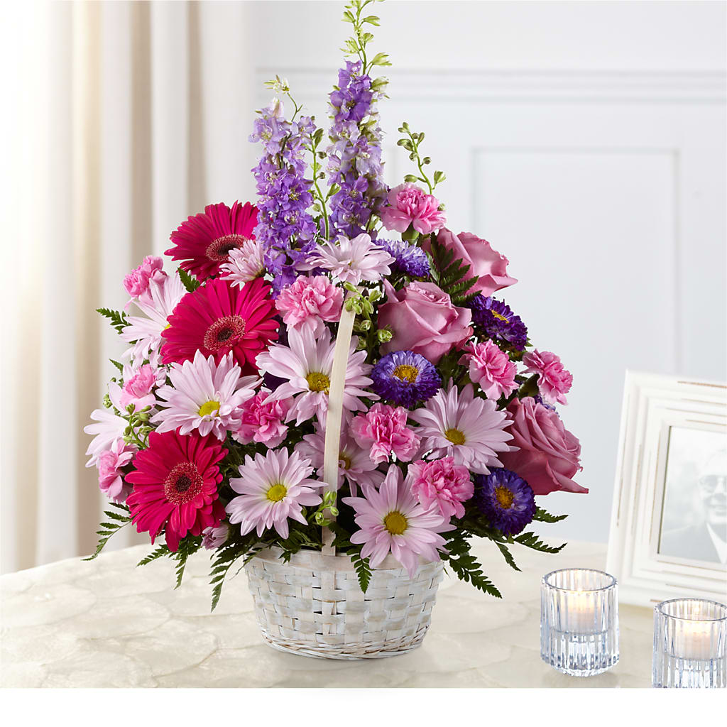 Pastel Peace Basket – Flowersonsunday.com, Tontitown AR