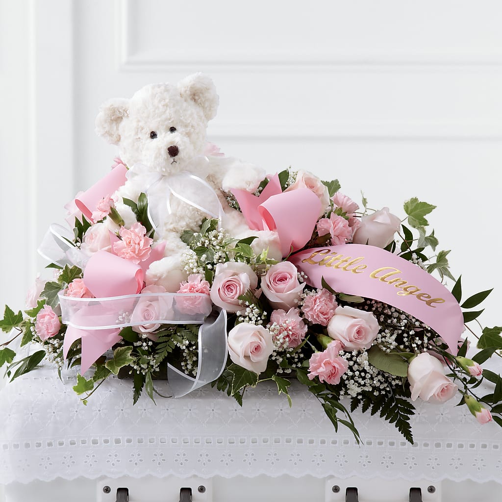 Touch of Sympathy Casket Spray – Flowersonsunday.com, Tontitown AR