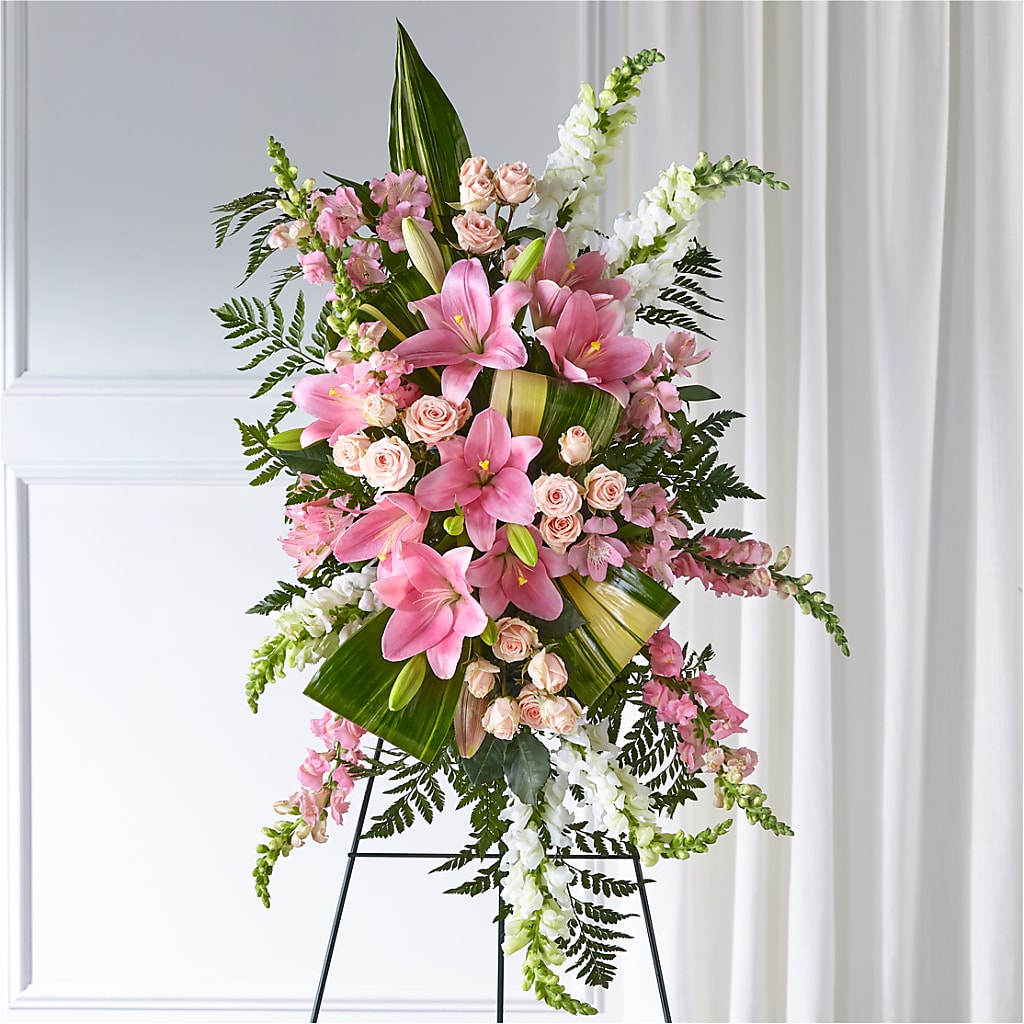 Elegant Embrace Standing Spray – Flowersonsunday.com, Tontitown AR