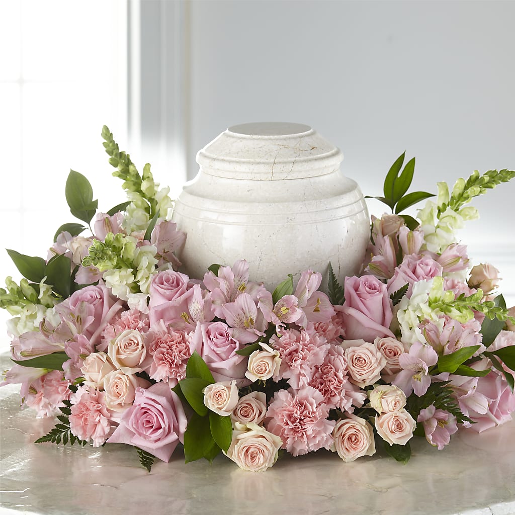 Blooms of Hope Cremation Adornment – Flowersonsunday.com, Tontitown AR