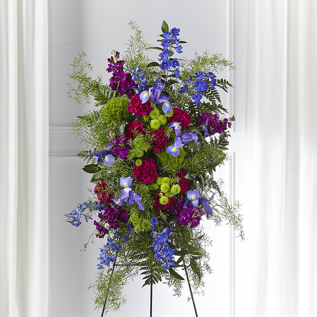 Heavenly Skies Standing Spray – Flowersonsunday.com, Tontitown AR