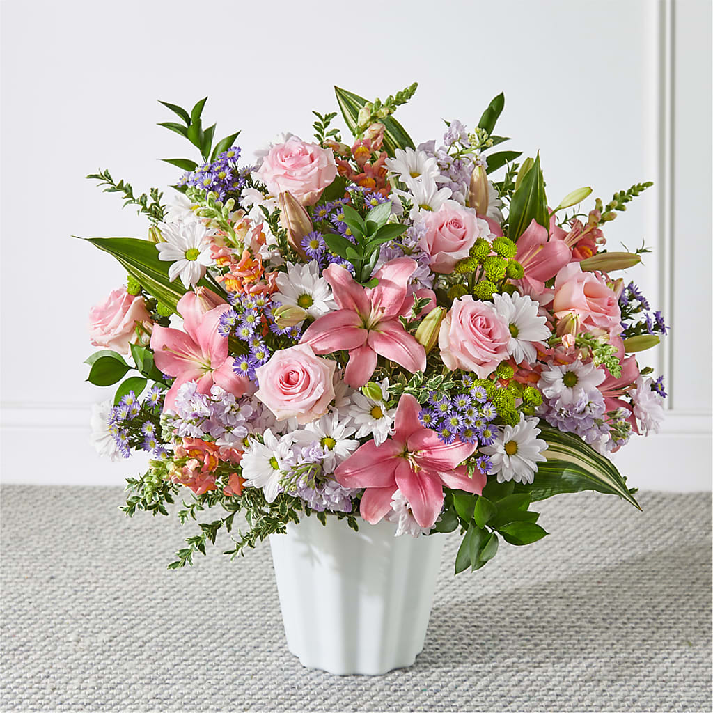 Abundant Compassion Floor Basket – Flowersonsunday.com, Tontitown AR