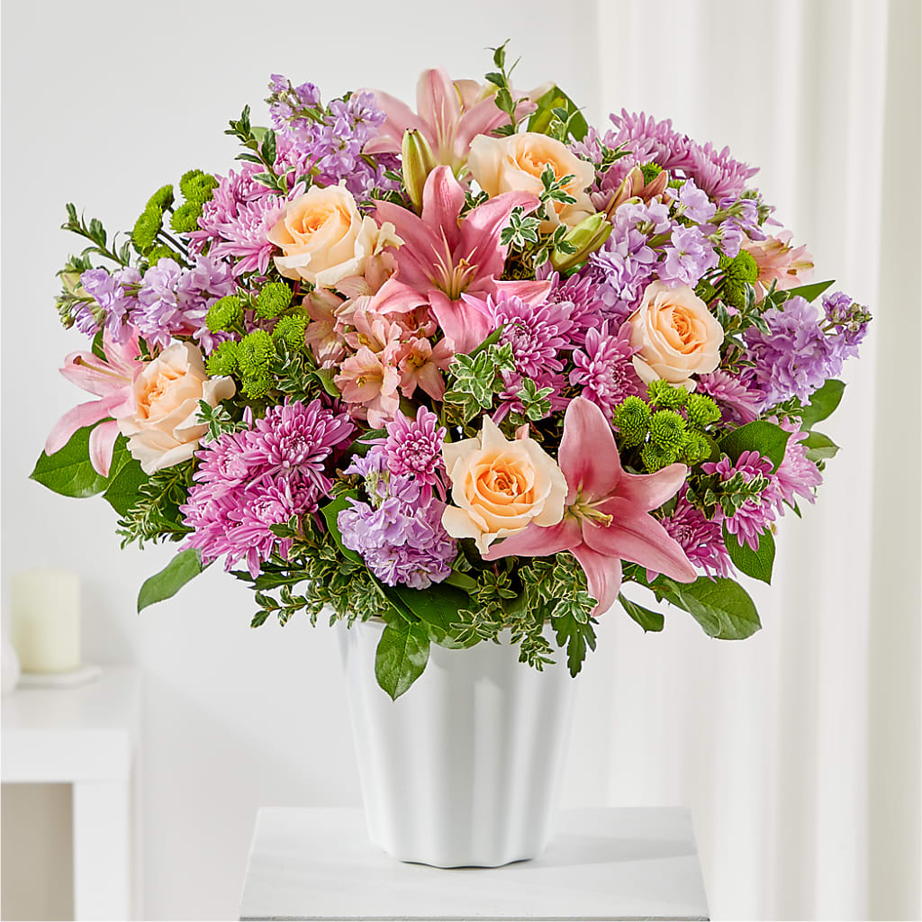 Supportive Embrace Tabletop Basket – Flowersonsunday.com, Tontitown AR