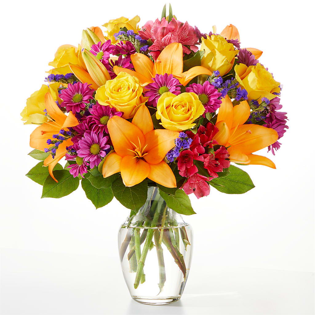 Colorful Visions Bouquet – Flowersonsunday.com, Tontitown AR
