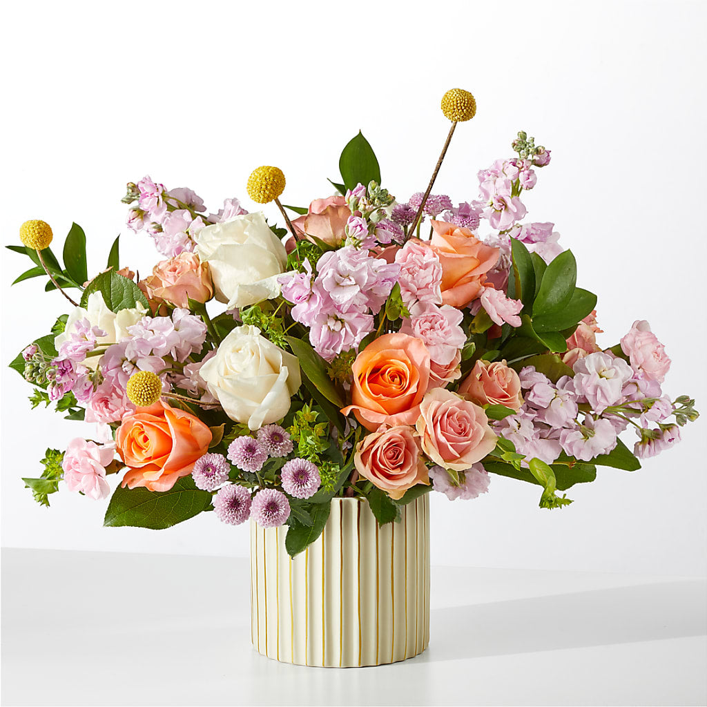 French Market Bouquet with Ivory Vase – Flowersonsunday.com, Tontitown AR