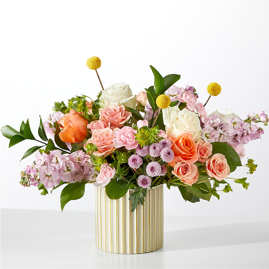 French Market Bouquet with Ivory Vase – Flowersonsunday.com, Tontitown AR