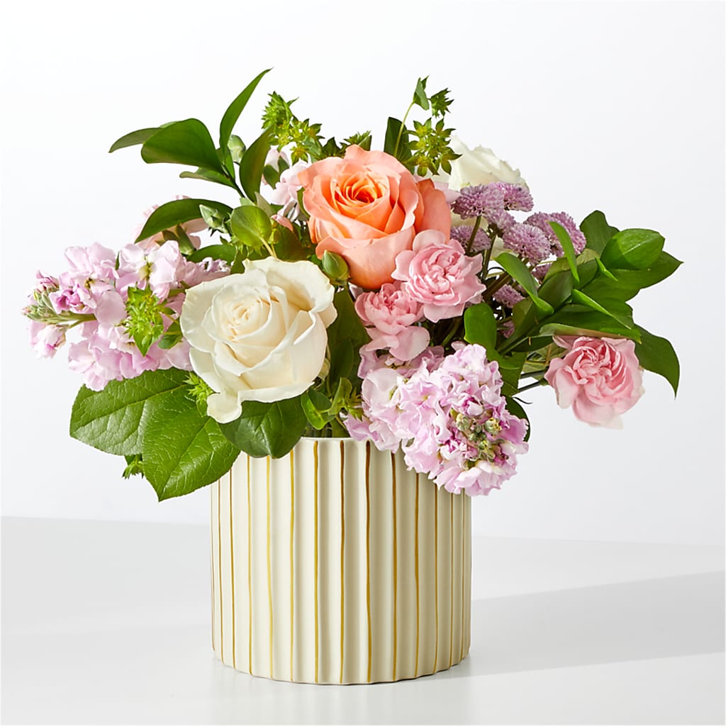French Market Bouquet with Ivory Vase – Flowersonsunday.com, Tontitown AR