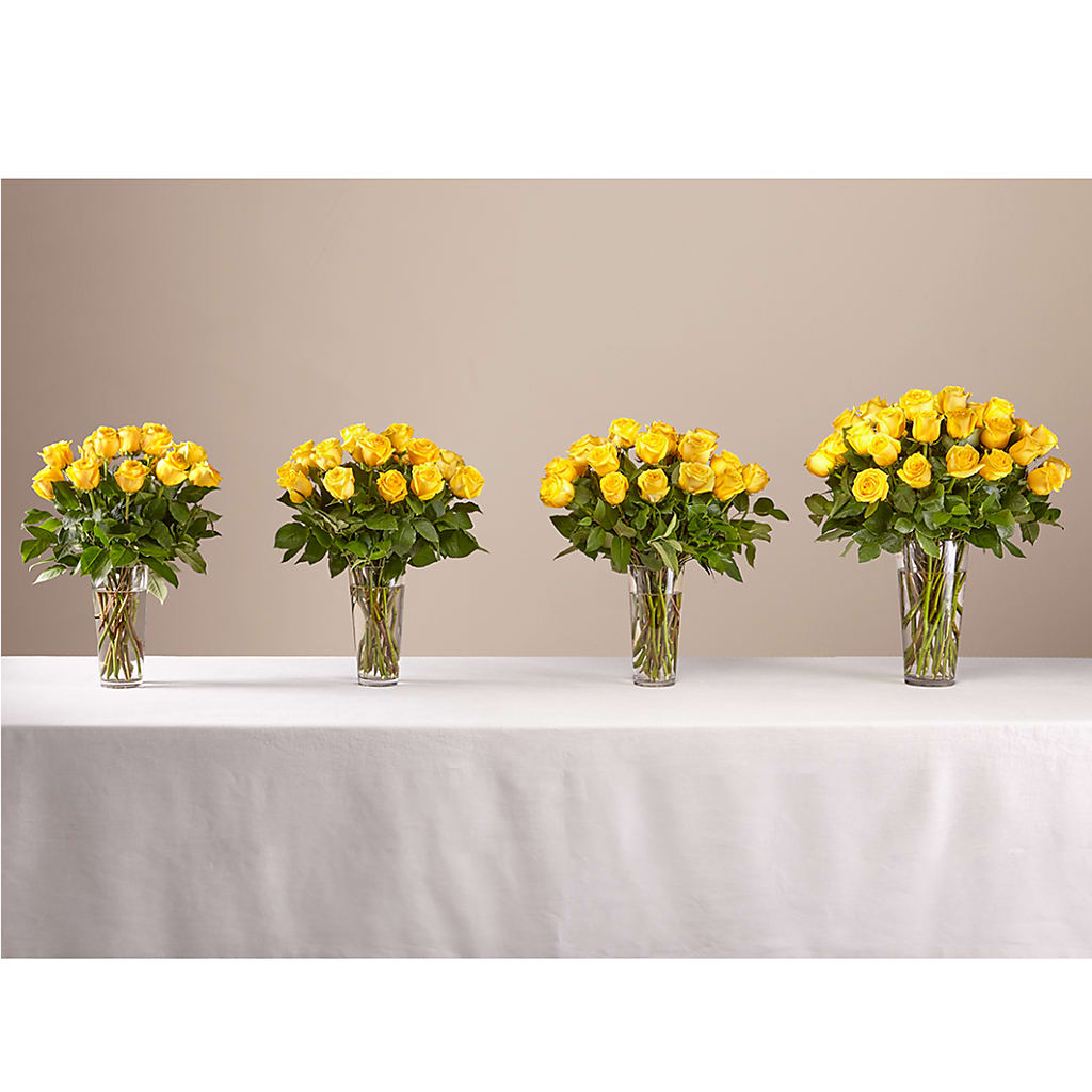 Long Stem Yellow Rose Bouquet –  Flowersonsunday.com, Tontitown AR
