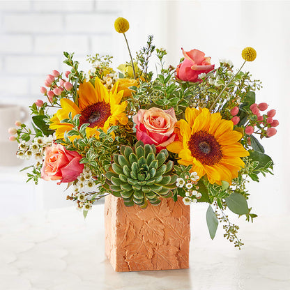 Sunflower Season Bouquet –  Flowersonsunday.com, Tontitown AR