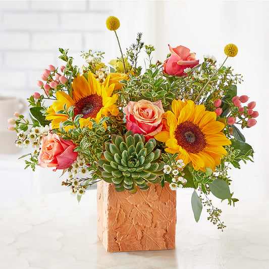 Sunflower Season Bouquet –  Flowersonsunday.com, Tontitown AR