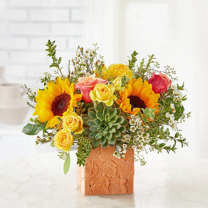 Sunflower Season Bouquet –  Flowersonsunday.com, Tontitown AR