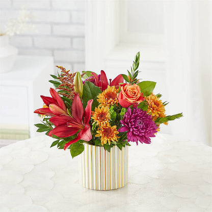 Burgundy Landscape Bouquet –  Flowersonsunday.com, Tontitown AR