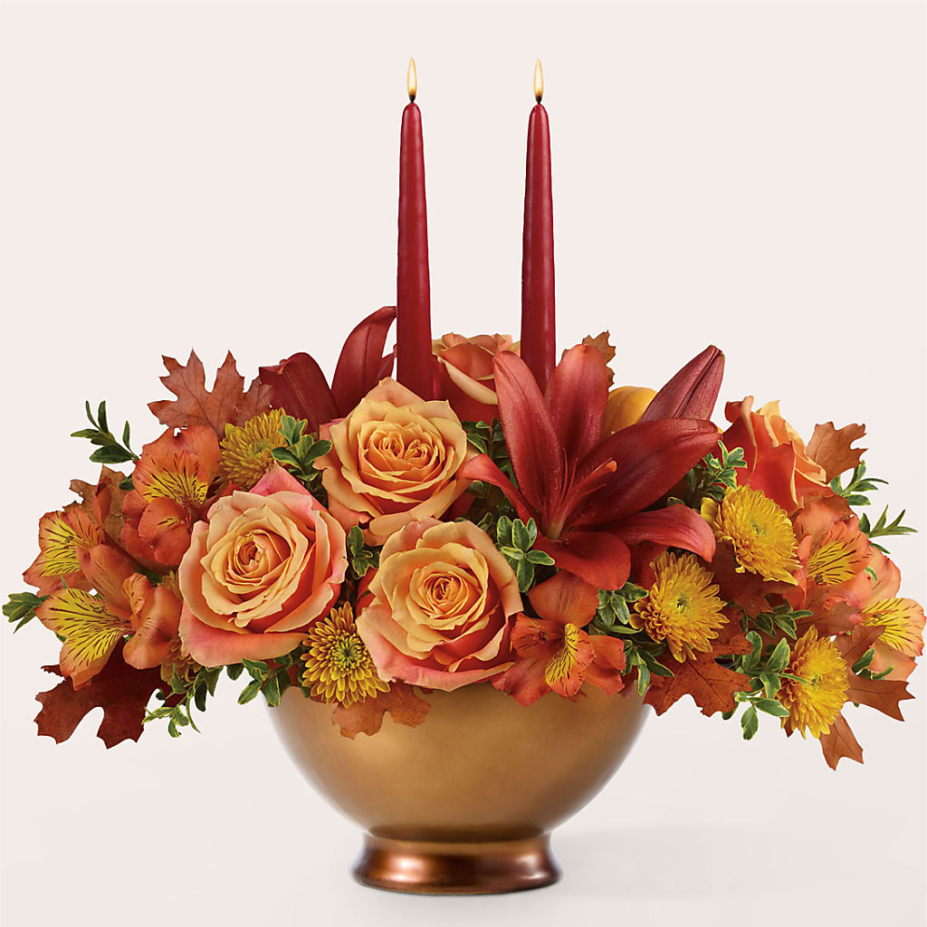 Harvest Table Centerpiece –  Flowersonsunday.com, Tontitown AR