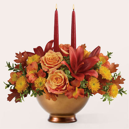 Harvest Table Centerpiece –  Flowersonsunday.com, Tontitown AR