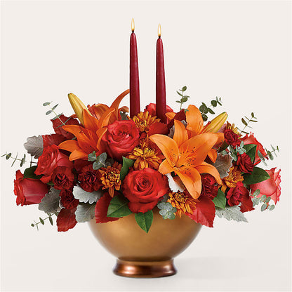 Fruits of Fall Centerpiece –  Flowersonsunday.com, Tontitown AR