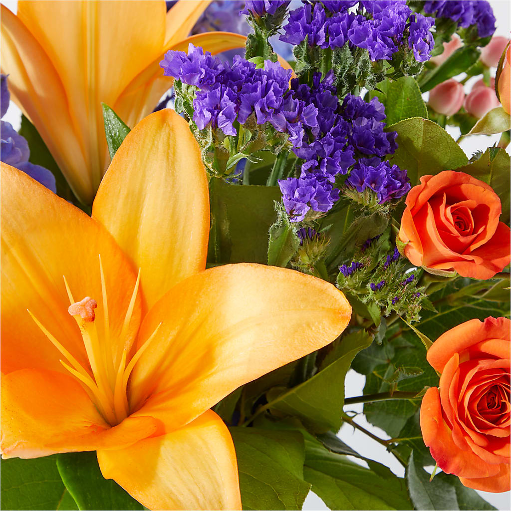 Radiant Citrus Bouquet –  Flowersonsunday.com, Tontitown AR
