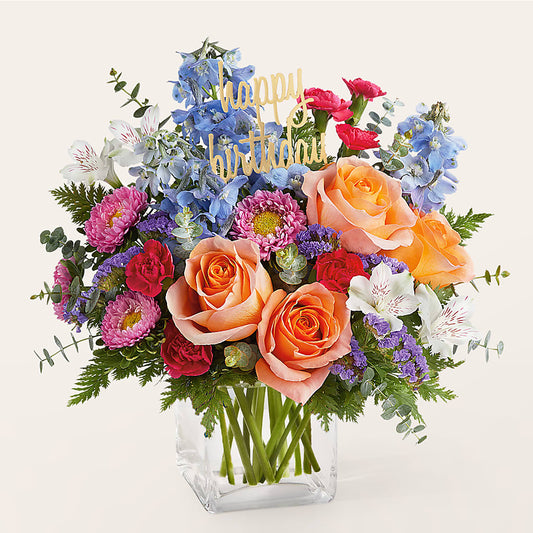 Birthday Bash Bouquet –  Flowersonsunday.com, Tontitown AR