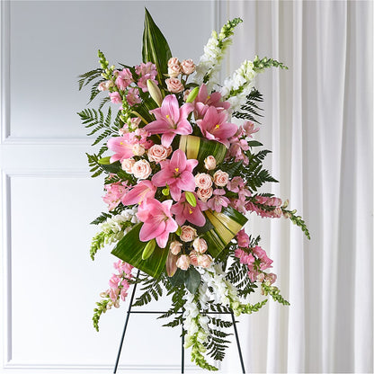 Elegant Embrace Standing Spray –  Flowersonsunday.com, Tontitown AR