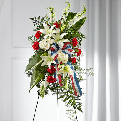 Stars of Life Standing Spray –  Flowersonsunday.com, Tontitown AR