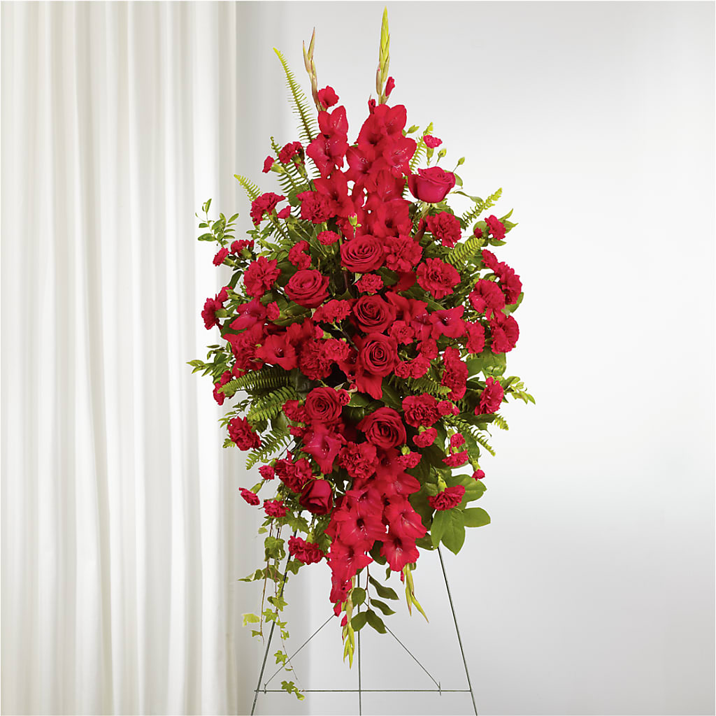 From the Heart Standing Spray –  Flowersonsunday.com, Tontitown AR