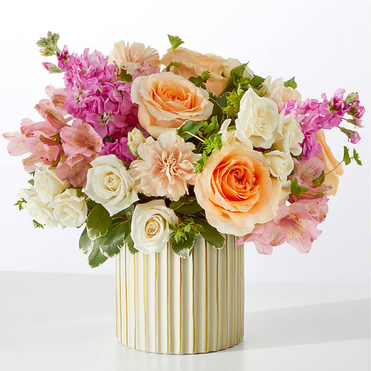Paradise Bouquet with Ivory Vase –  Flowersonsunday.com, Tontitown AR
