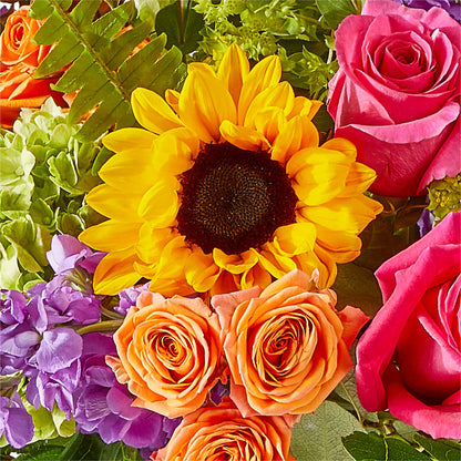 Vibrant Greetings Bouquet –  Flowersonsunday.com, Tontitown AR